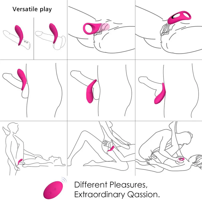 Vibrating Cock Ring Massage body Male Rechargable Waterproof Rechargeable Vibrating Penis Ring Vibrator Sex Toy  (13)