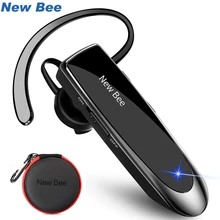 New Bee Wireless Bluetooth Earphone Portable Headphones Bluetooth Headset Hands-free Earbud with mic case in Car for Phone