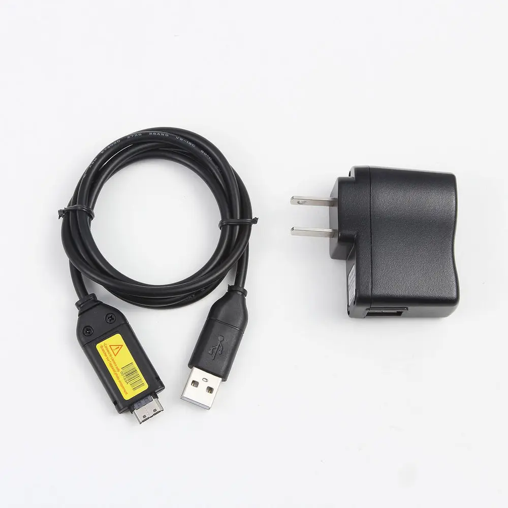 Cavo Caricabatterie Adattatore Ca/Cc Usb Per Fotocamera Samsung St61 St65 St70 Pl120