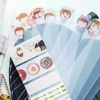 

Fromthenon 12pcs/lot Twelve Constellations Washi Tape Storage Portable Pvc Boards Masking Tape Carry Board Diy Kawaii Stationery