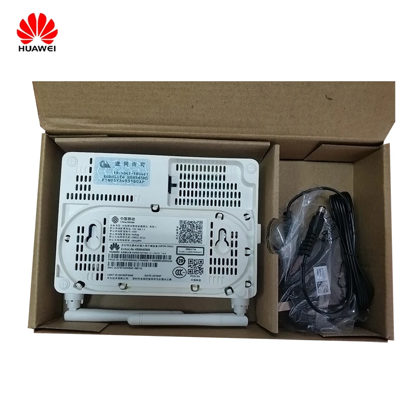 huawei FTTH GPON ONT Fibra Optica HS8545M5 GPON маршрутизатор 1GE+ 3FE+ 1TEL+ USB+ Wifi Мини Размер английская прошивка