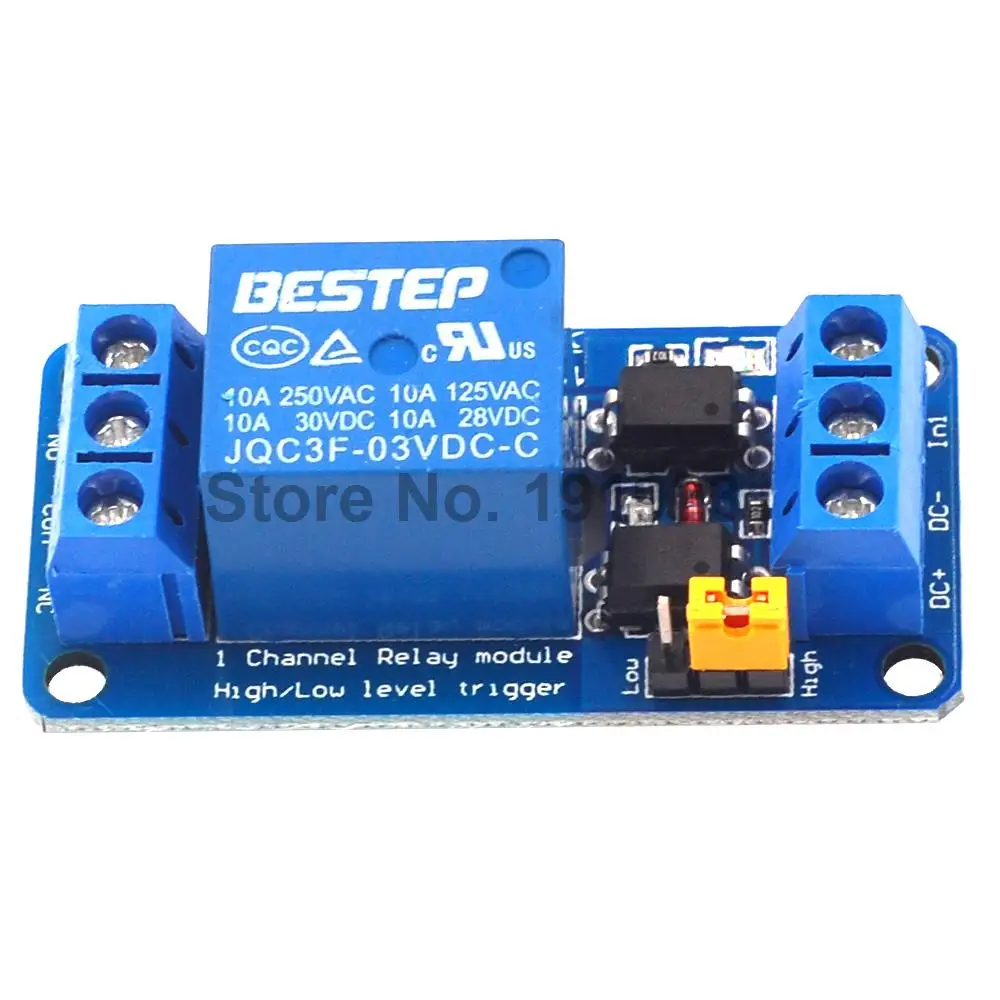 Высокое качество 1 канальный релейный модуль для Arduino высокий и низкий уровень