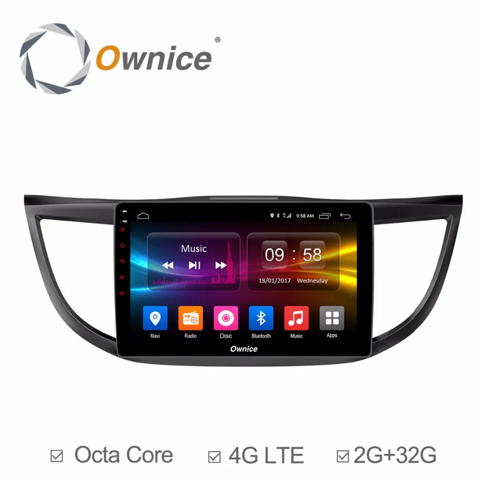 1024*600 Octa 8 Core Android 6 0 2GB RAM автомобильный DVD плеер для Honda CRV CR V 2012 2013 2014 2015 2016|player for