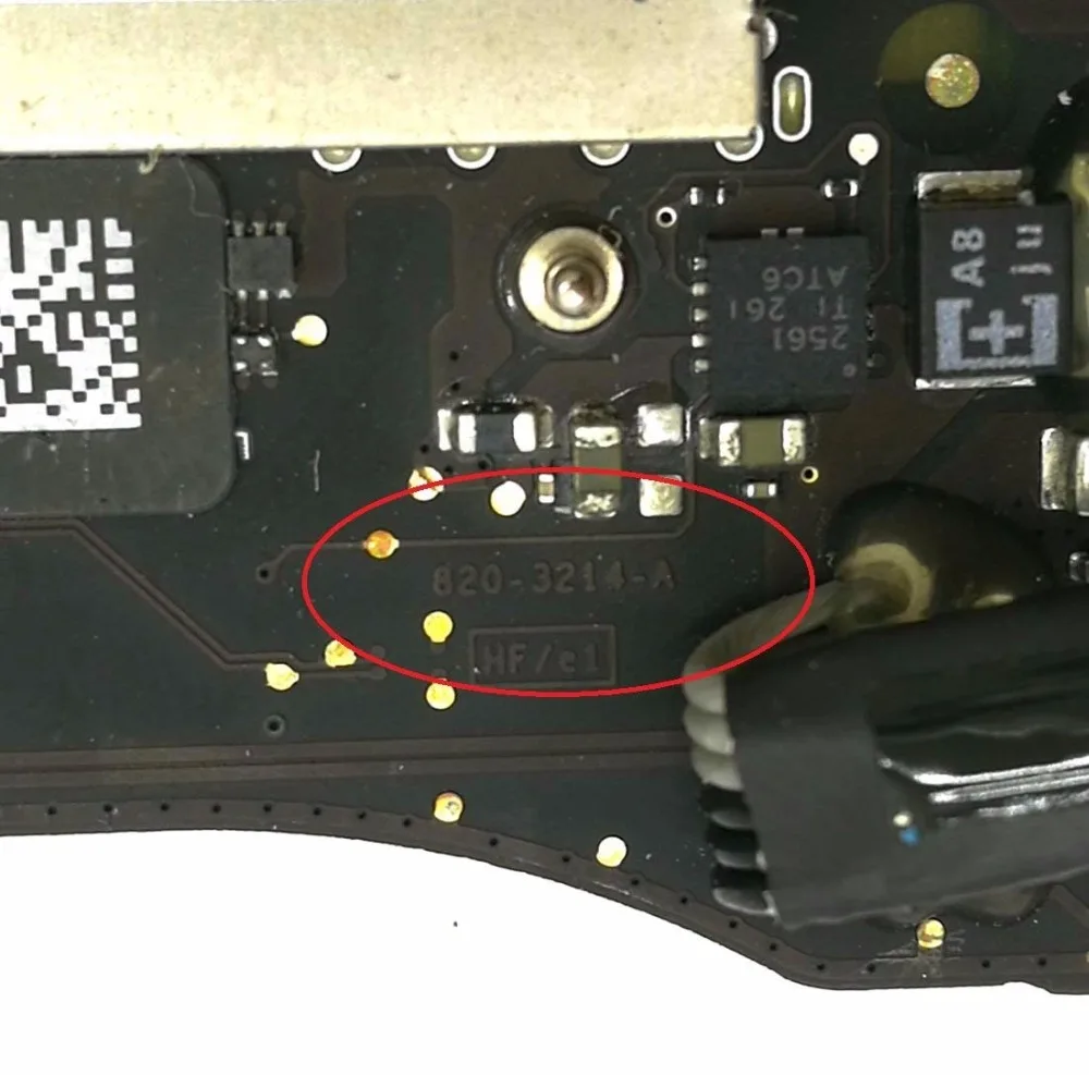 923-0125 IO Board  USB Audio DC-In 2 For Apple MacBook Air  A1466 Mid 2012 MD231  MD232  820-3214-A....