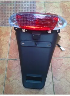 Motorcycle scooter cantelopes Ricker r5 r9 after rear light after the board after the license plate