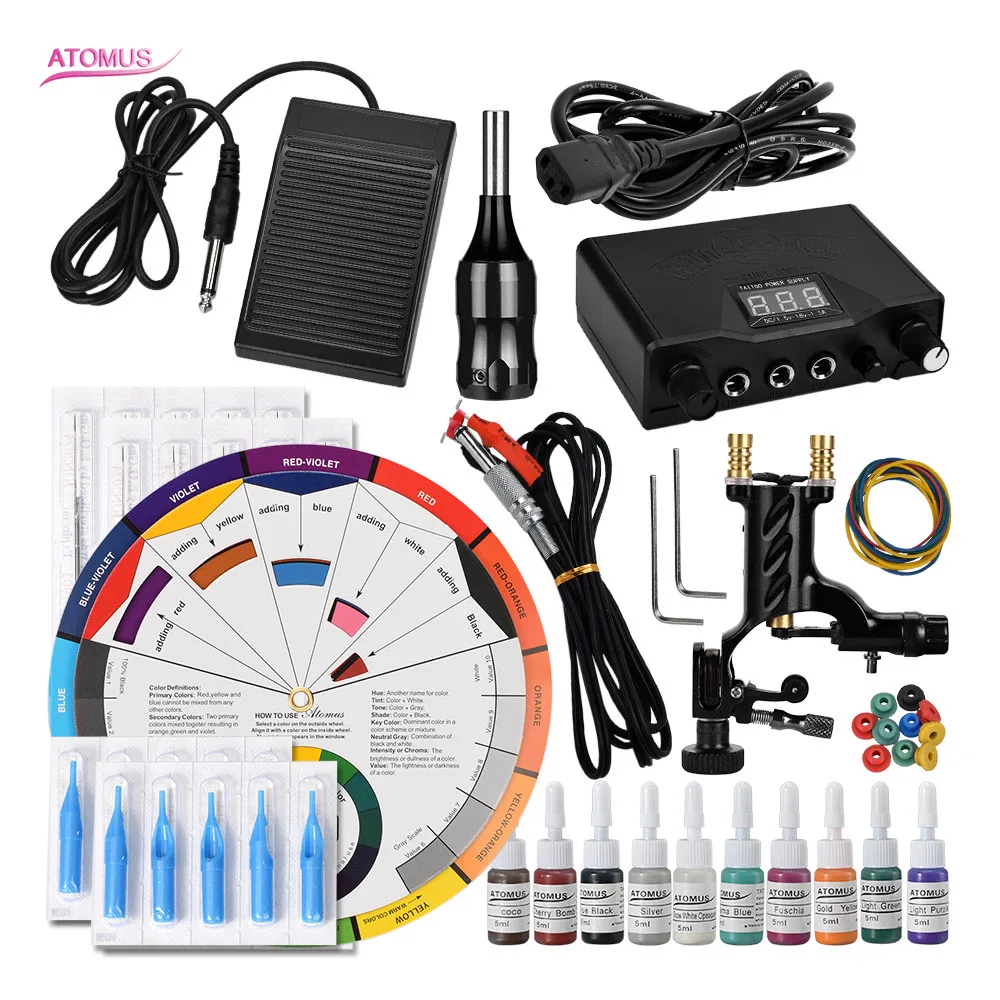 

Tattoo Machine Rotary Kits Set Tatuaje Gun Machine Fontes Para Rotativa Pen Set Tattoo Machine Maquina De Tatuar Pen Kit Maquina