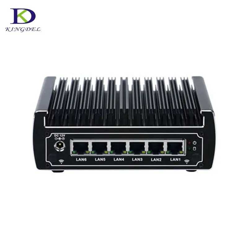 

Newest Celeron 3865U/i3 7100U DDR4 Nuc Nettop with 6*LAN fanless mini pc Dual Core desktop computer HTPC HDMI 1*COM USB3.0