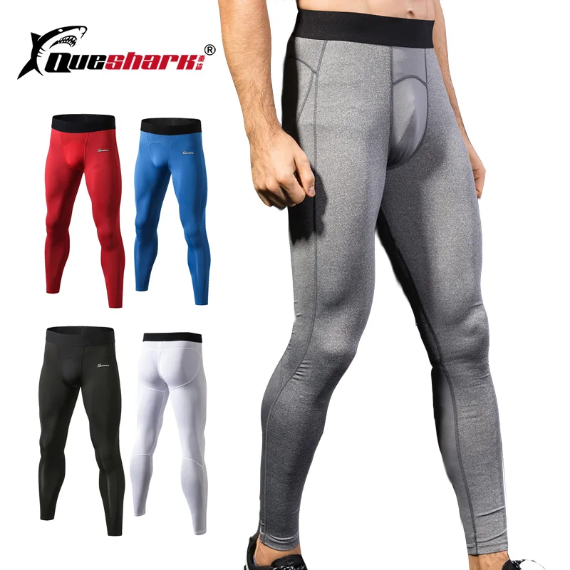 Skup Kompresji biegania spodnie rajstopy mężczyźni sportowe legginsy Fitness odzież sportowa długie spodnie siłownia spodnie treningowe Skinny legginsy Hombre