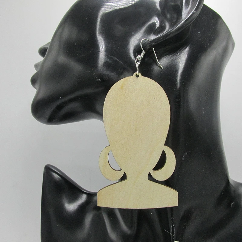 7pairs/lot Unfinished Afro Women Earrings | Украшения и аксессуары