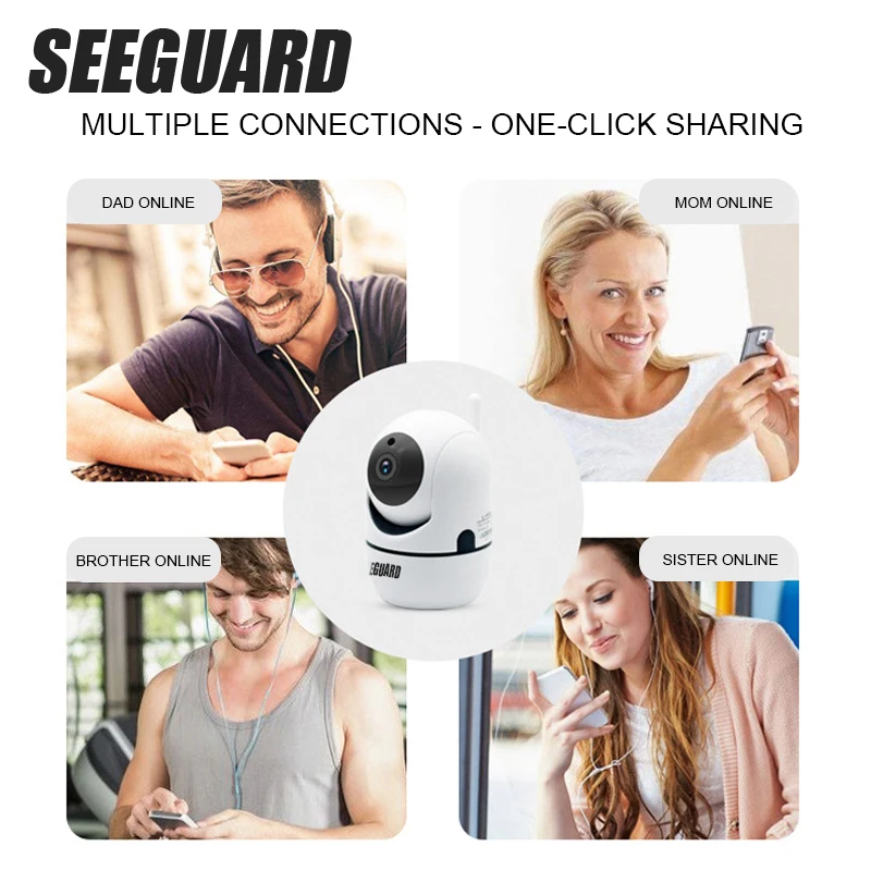 SEEGUARD HD 1080P облачная Беспроводная ip камера интеллектуальное автоматическое