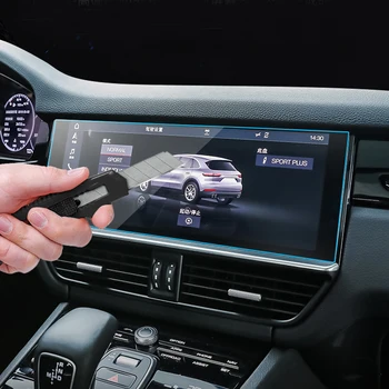 

For Porsche Cayenne 2018 2019 Car Styling GPS Navigation Screen Steel Protective Film Sticker