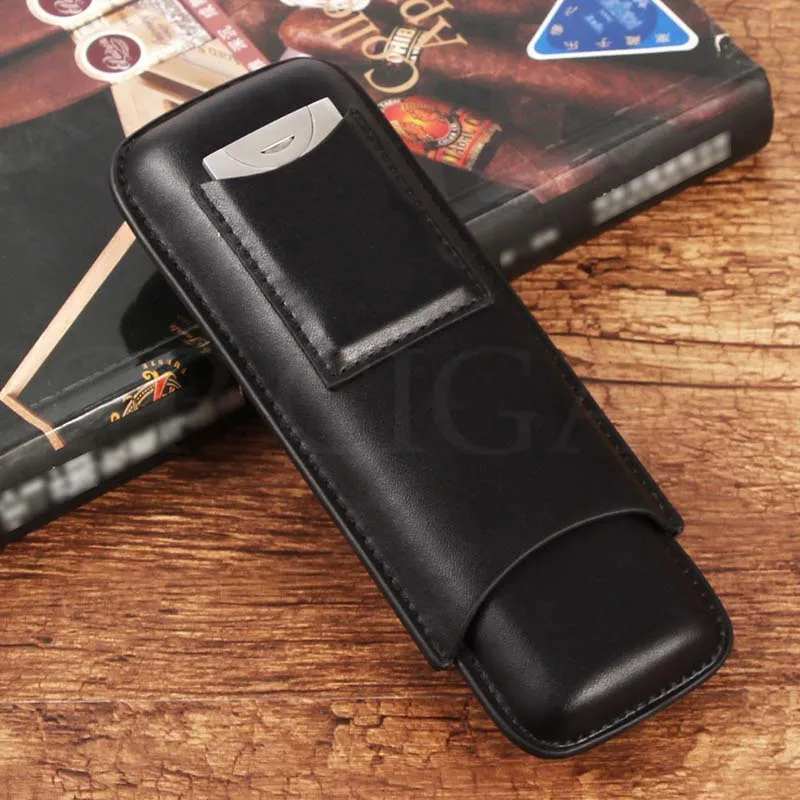 GALINER кожаный мини-чехол для сигар Humidor Портативный Карманный держатель чехол