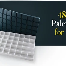 48 Сетка пластиковая коробка живопись школьные принадлежности goate палитра Акварельная палитра художественные принадлежности