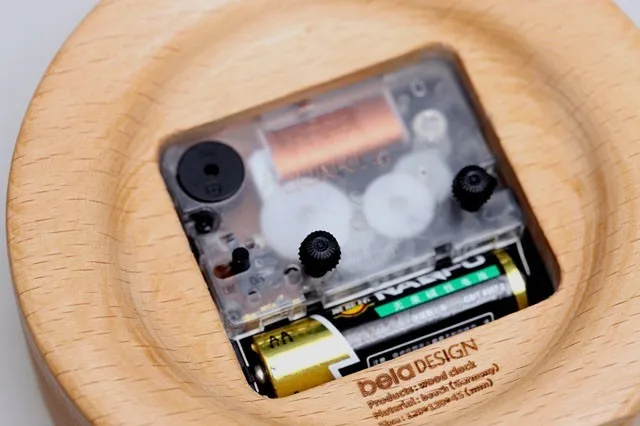 Nice Beech Alarm Clock 8