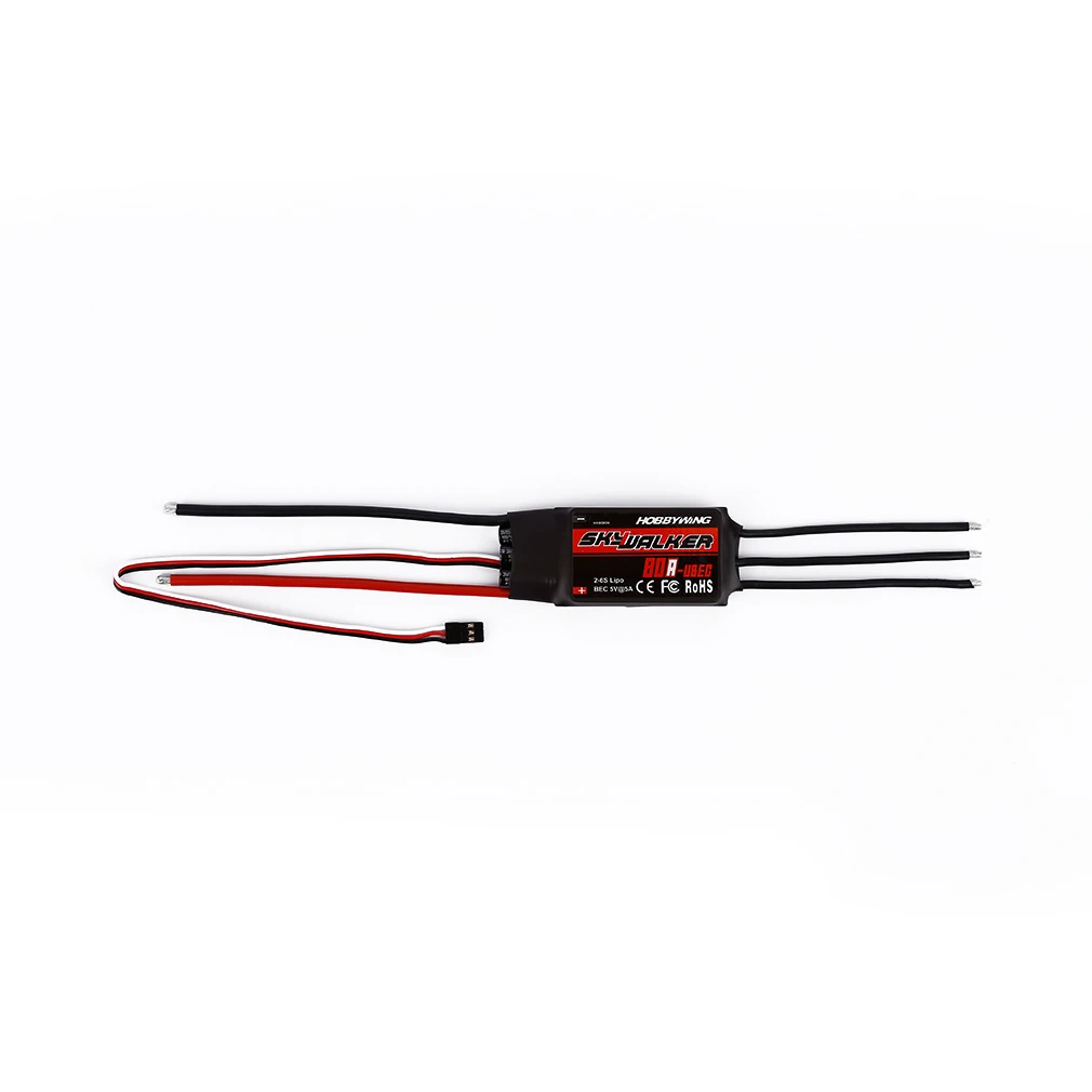 Hobbywing SkyWalker 15A 20A 30A 40A 50A 60A 80A ESC Бесщеточный Регулятор скорости с BEC для RC FPV