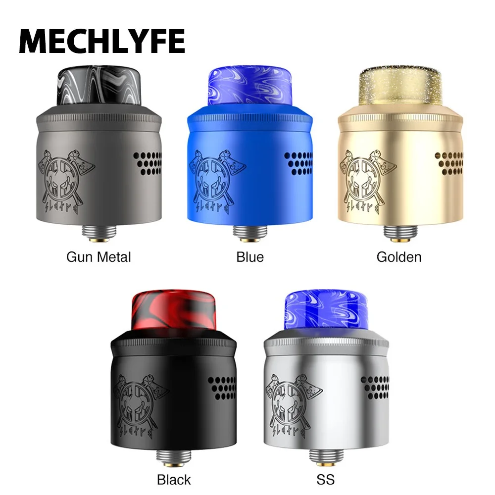 

Heavengifts MECHLYFE x AmbitionZ SLATRA Mesh BF RDA Atomizer 25mm Dual Mesh Coil E-cigarette Tank with 810 Drip Tip Vs Drop RDA