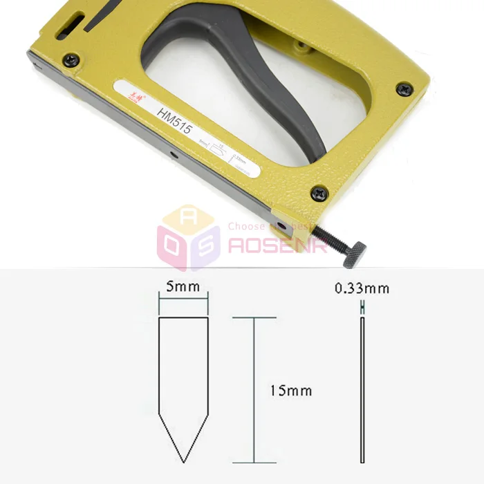 Ручной патч гвоздь штапельного пистолета HM515 фиксированная фотография фото Backplane рамка инструмент отделка гвоздильщик степлер гвоздильщик рамка Такер