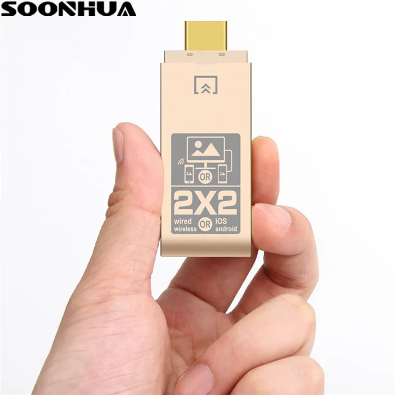 SOONHUA Wireless Display Transmitter 1080P WiFi Display TV Dongle Receiver HDMI TV Stick Airplay Miracast DLNA for IOS Android