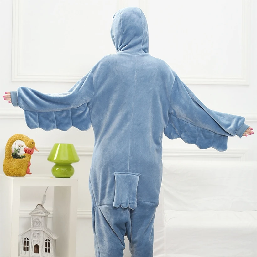 Животные кигуруми Сова костюм Взрослый Девочка Дети Onesie фланель Хэллоуин Женщины аниме-комбинезон Маскировка цельный костюм