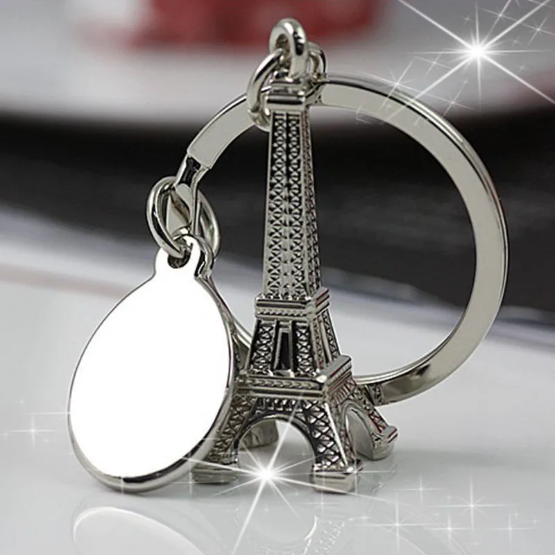 

Lovely Mini Eiffel Tower Model Keychain Keyring Keyfob Key Chain Christmas gifts On Car