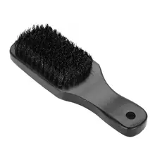 Mens Hair Comb Beard Brush Bristles Teeth Wood Handle Mustaches Comb Brush for Men Daily Styling