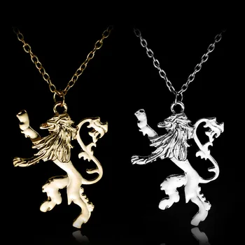 

Anime Game Of Thrones Necklace Lion Necklaces Cosplay Pendants Accessories Souvenirs Figure Toys Doll Gift