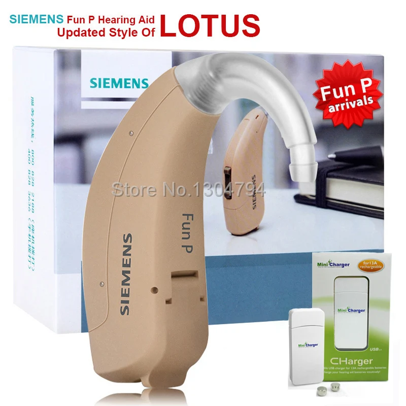 Лидер продаж 2018 года! Слуховые аппараты SIEMENS Германия. FUN P как LOTUS 12P. 13. Зарядное