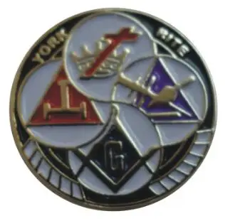 

Factory price wholesale York Rite with G freemasonry lapel pins masonic brooches 100pcs/lot