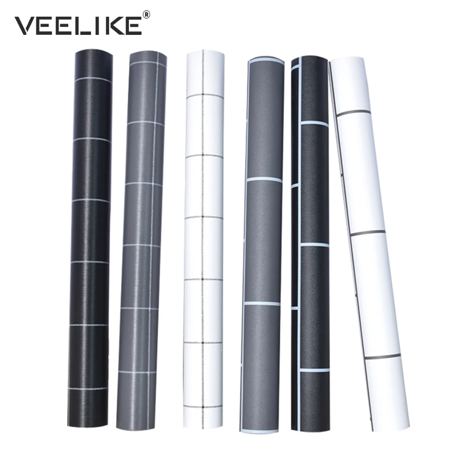 Koop Vinyl zelfklevende Behang voor Keuken Backsplash Tegel Badkamer Waterdichte Schil en Stok Behang Voor Woonkamer Slaapkamer