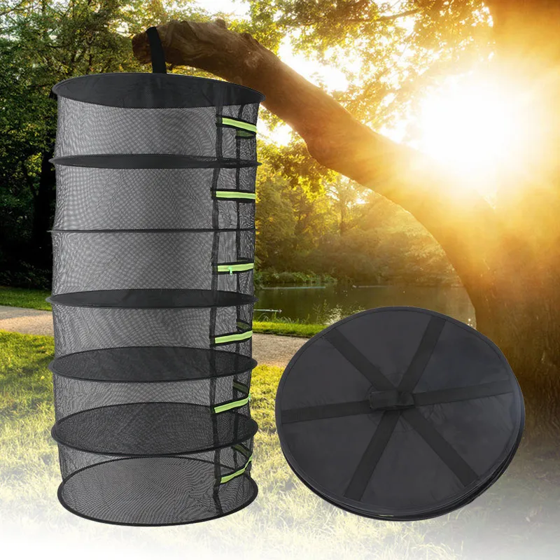 

Fabrics Accessory Dryer Mesh Practical Fish Net Drying Net Creativity Zippers Drying Rack Tool