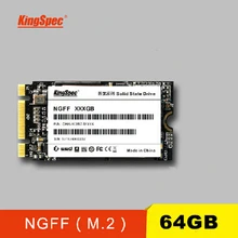 Unidad de estado sólido ngff ngff m.2 ssd kingspec 64 gb 6 gbps sin caché pcie mlc flash para tablet lenovothinkpad hp asus hard disk