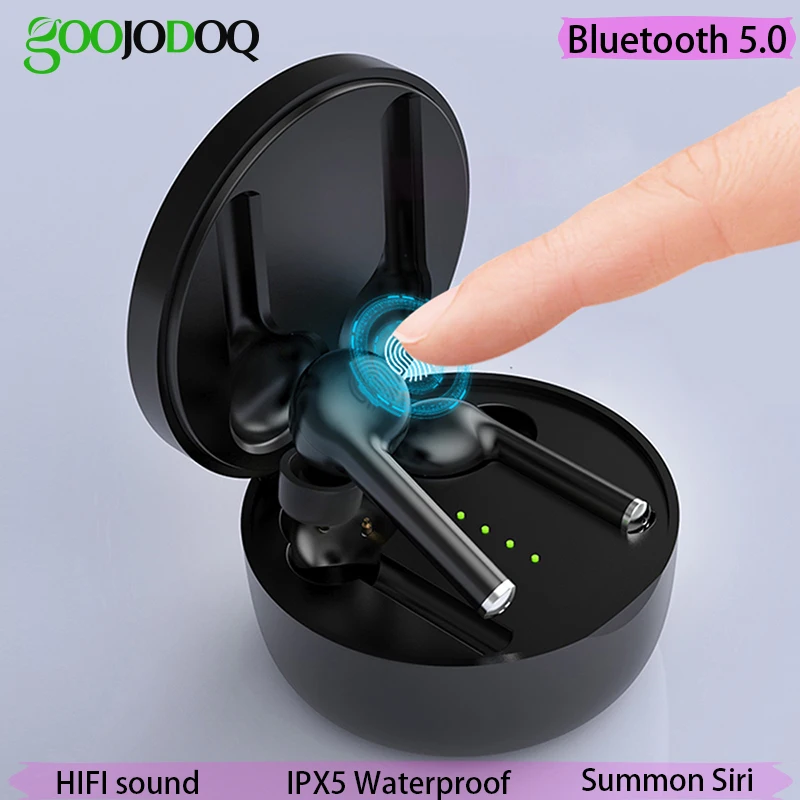 

5.0 Bluetooth Earphones TWS Wireless Bluetooth Earbuds With Microphone Sport Waterproof Gaming Headset Wireless Headphones