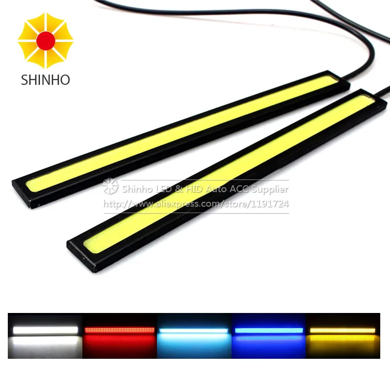 

17CM COB DRL LED Daytime Running Light Auto Lamp External Lights For Universal Car 100% Waterproof Day Light