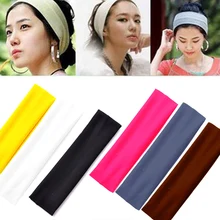 Головные повязки для йоги спортивная эластичная повязка на голову, комплект из 2 предметов, спортивные принадлежности для йоги широкая головная повязка стрейч-лента повязка на голову из хлопка