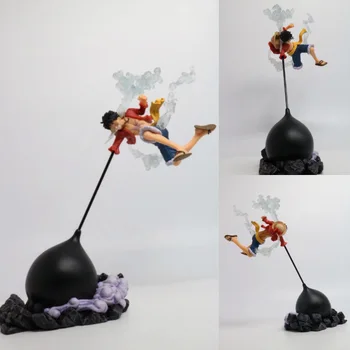 

26cm Anime One Piece Luffy Combat form PVC Action Figure Collection Model Toys With Box