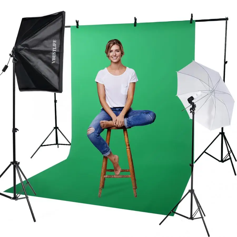 

50*70cm Softbox + 135W Light Bulb + 2m Light Stand + Storage Bag = Photography Kit