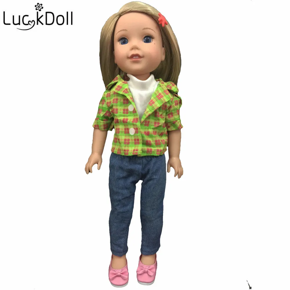 Новинка аксессуары для кукол Luckydoll юбка подходит американской куклы размером 14 5