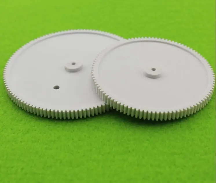 

Yuenhoang 4Pcs/lot 120T 100T Gear Large wheel 0.5 Modulus Plastic Toothed Wheel for 2mm Shaft FPV Quadcopter UAV