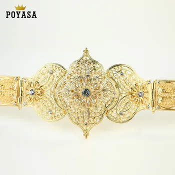 

Caucasus Chic Caftan wedding gold and silver Metal belt for Luxury Gold Color Women Belt Chain Adjustable Length