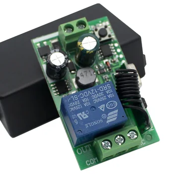 

AC 250V 110V 220V 1CH 433Mhz Universal Wireless Remote Control Switch Relay Module Smart Receiver for garage door ,Motor