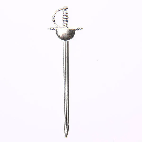

Tibetan silver plated long nice sword design lot 6pcs