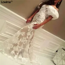 Новинка, большие размеры, кружевные платья знаменитостей, Русалка, Иллюзия с открытыми плечами, открытая спина, Пляжная вечеринка, платья, robe de soiree