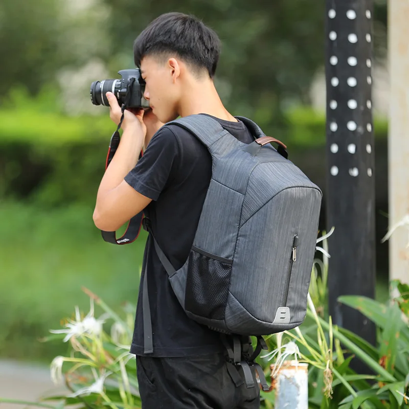 Многофункциональный водонепроницаемый штатив Лен аксессуары для ноутбуков USB интерфейс большой камера рюкзак сумки для SONY NIKON CANON DSLR Kamera