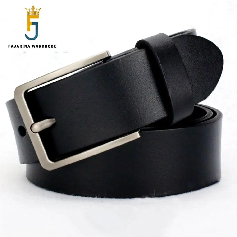 

High Quality Man Retro 38mm 100% Cowhide Genuine Leather Belts for Mens Luxury Brand Designer Men's Pin Buckle Belt Men NW0149