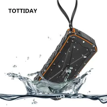 TOTTIDAY Waterproof Bluetooth Speaker Wireless Outdoor Music Box Loudspeaker Speaker with Power Bank For iPhone Xiaomi Samsung