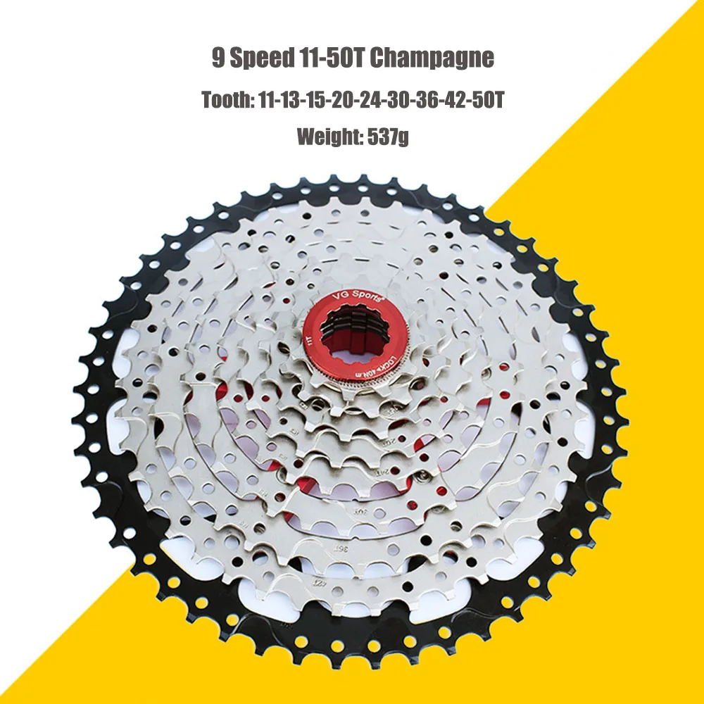 Звездочка для велосипеда Shimano Sram cdg cog 9 Velocidade 9 V 9 S 11-32 T/34 T/36 T/40 T/42 T/46 T/50 T VG Спорт - Цвет: 9 Speed 11-50T C