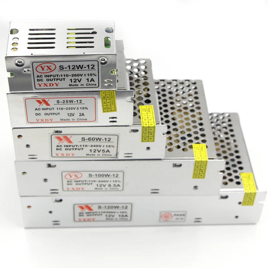 

LED Power Supply adapter DC 5V 12V 24V Transformer Switching AC DC Driver For WS2812B WS2801 SK6812 SK9822 APA102 LED Strip