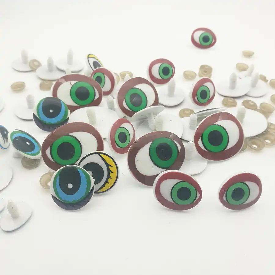 5-25 Pair Plastic Cute Cartoon Safety Eyes For Toy Puppets Dolls Making Craft