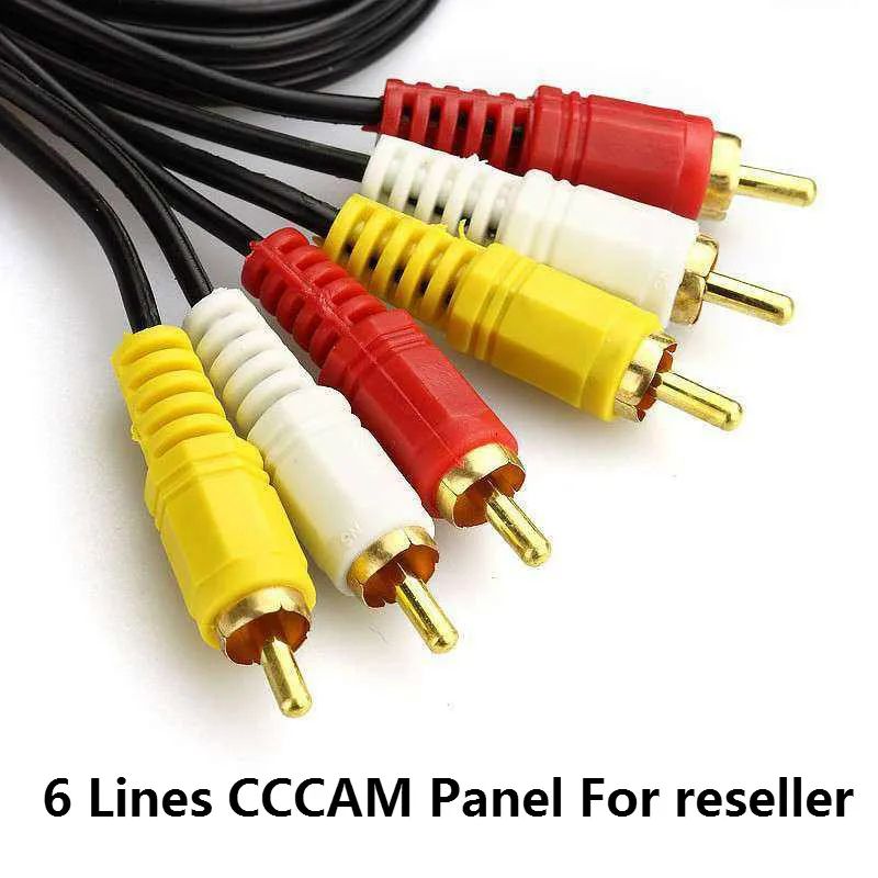 

Reseller Panel for CCCAM Europe Cline 6 lines For Spain uk french Germany Netherland Polsat for Satellte receiver decoder Europe
