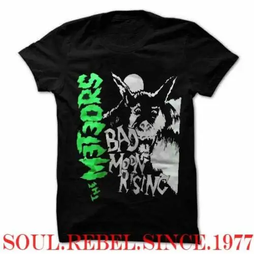 

PUNK ROCK THE METEORS 110% PURE PSYCHOBILLY T SHIRT MEN'S SIZES